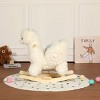 SEVOBAL Toy Vehicles Kids Ride On Rocking Horse with Lullaby Song Hand Puppets and Safety Belt for Toddlers 1-3 Years - 3 of 4