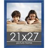 PosterPalooza | Classic Modern Blue Picture Frame - UV Acrylic, Foam Board Backing, Hanging Hardware - 2 of 4