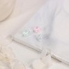 6 Pairs Plastic Stud Earrings for Sensitive Ears: Flower and Butterfly Designs - 4 of 4