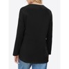 Imily Bela Women's Oversized Long Sleeve Crewneck Tunic Tops Soft Casual Loose Blouse - 4 of 4