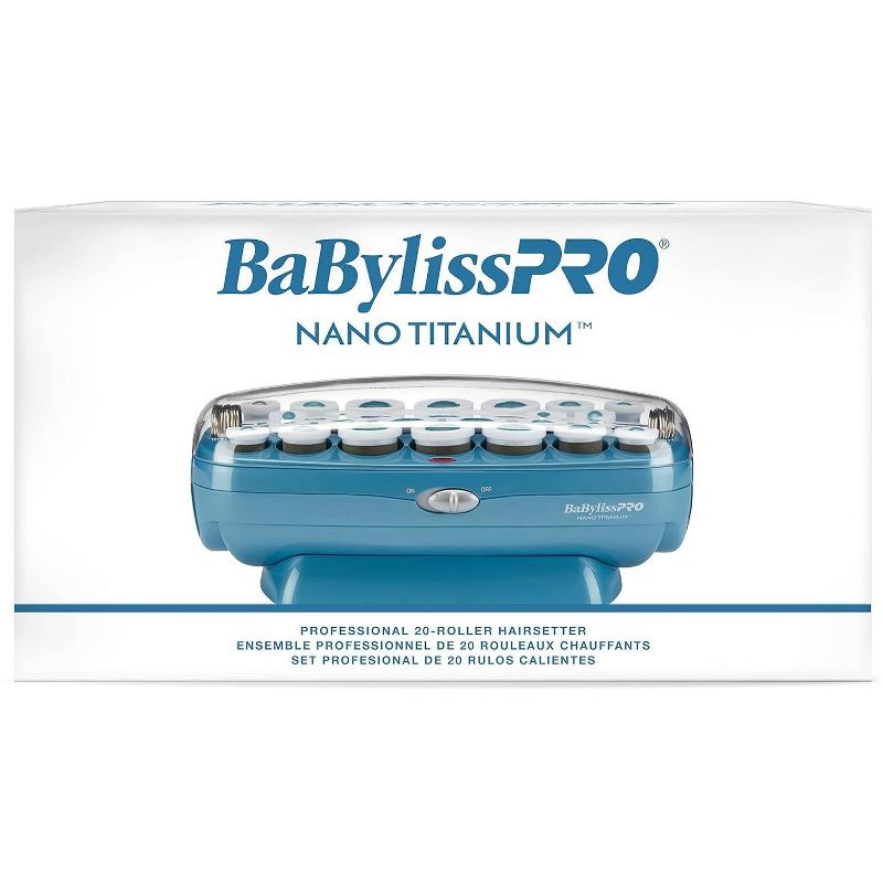 BaBylissPRO Hot Rollers For All Hair Lengths, Nano Titanium Hair Styling Tools & Appliances, 20 Count BABNTCHV21 (Babyliss Pro), 2 of 7