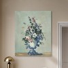 Art Remedy Paul Cezanne - Flowers in a Rococo Vase Vintage Classic Roses Wall Art, 36" x 45", Gallery Wrapped - 2 of 4