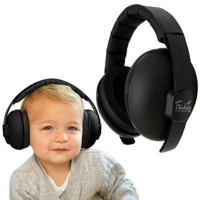 Friday 7Care Baby Headphones - Baby Ear Protection | Baby Noise Cancelling Headphones for Ages 0-36 Months, Black