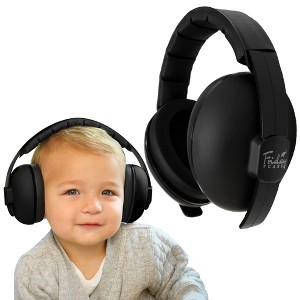 Friday 7Care Baby Headphones - Baby Ear Protection | Baby Noise Cancelling Headphones for Ages 0-36 Months, Black - 1 of 4