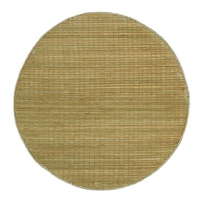 Multicolor Round Pandanus and Sea Grass Placemats, Set of 4