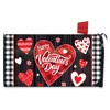Briarwood Lane Valentine's Mailbox Cover  - Standard Size - Scattered Hearts For Valentine's Mailbox Cover - 2 of 2