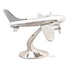 Aluminum Airplane Model – Nickel Finish – Decorative WWII Aviation Replica By Old Modern Handicrafts - 4 of 4
