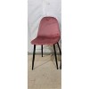 Dining Chairs Set of 4, Modern Accent Chairs, with Sturdy Black Metal Legs - 2 of 2