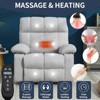 TiramisuBest Lift Recliner Chair Heat Massage Dual Motor Infinite Position Up to 350 LBS Large Electric Power Lift Recliners with Power-Remo - 3 of 4