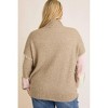 Women's Colorblock Oversized Sweater - Plus - GILLI - 2 of 4