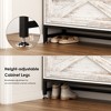 VYNXARIA Farmhouse Style Shoe Cabinet - Large Capacity Entryway Storage Solution - 2 of 4