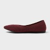 Women's Claire Knit Washable Ballet Flats - A New Day™ - 2 of 4