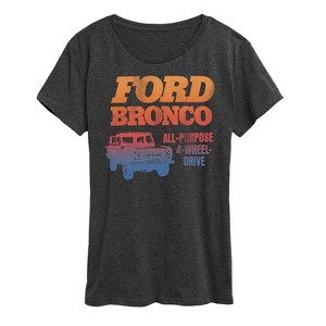 Women's - Ford - Bronco 4Wheel Short Sleeve Graphic T-Shirt - 1 of 4