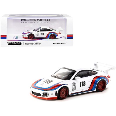 997 Old & New Body Kit #118 White With Red And Blue Stripes 