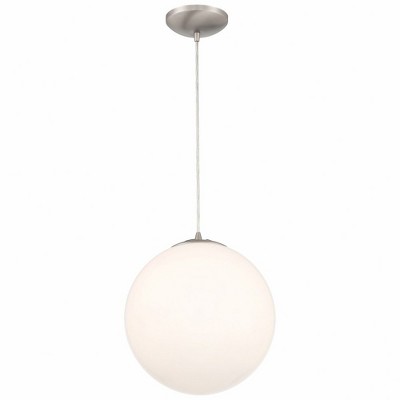 Access Lighting PEARL 1 - Light Pendant in  Brushed Steel