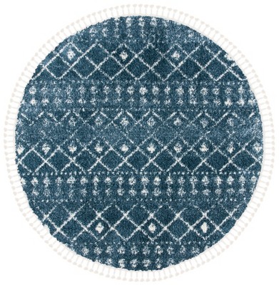 Berber Fringe Shag BFG519 Power Loomed Rug - Safavieh