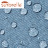 Crestlive Products Sunbrella Adirondack Chair Cushion 50 inch Thickening Waterproof Fade Resistant Blue Mix - 3 of 4
