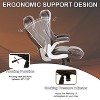 FDW Big and Tall Office Chair 250lbs Executive Office Chair with PU Leather Upholstery and 360-Degree Swivel  for Home Office - 3 of 4