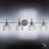 Urban Ambiance Luxury Luxe Industrial Bath Fixture,  8-3/4"H x 35-1/2"W,  Polished Chrome Finish, UHP2046 - 3 of 4