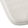 Rachel Merry and Bright Light Memory Foam Bath Rug White - Deny Designs - 3 of 3