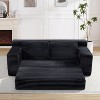 KTMBDW 70" Oversized Double Chaise,Cloud Plush Sofa Deep Seat,No Assembly Required,Modern Corduroy Loveseat Chair for Living Room - 4 of 4
