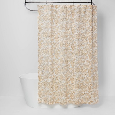 Floral Shower Curtain Yellow - Threshold™