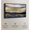 Art Remedy Rivers of Gold Blue Abstract Wall Art Framed - 3 of 4