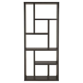 71" Stanza 9 Shelf Bookcase Canyon Cappuccino - HOMES: Inside + Out