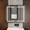 FUFU&GAGA White Anti-fog Mirror Cabinet with Adjustable Light Strips - 2 of 4