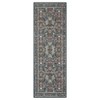 Area Rug Soft Washable Floral Print Rugs for Living Room Bedroom Non Slip Low Pile Botanical Accent Rug - 3 of 4