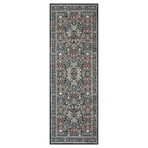 Modern Farmhouse Floral Print Area Rug for Living Room Bedroom, Modern Washable Non Slip Large Dining Room Carpet for Nursery Office Guest Room - 1 of 4