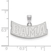 Black Bow Jewelry 10k White Gold Alabama Crimson Tide NCAA Small Pendant - 2 of 3