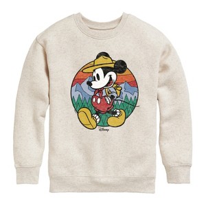 Boys' - Disney - Mickey & Friends Graphic Long Sleeve Fleece Sweatshirt - 1 of 4