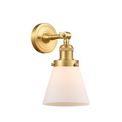 Cone - 1 Light Wall Sconce In Industrial Style-10 Inches Tall and 6.25 Inches Wide