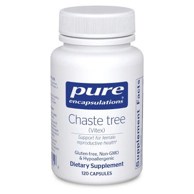Pure Encapsulations Chaste Tree (Vitex) - Supports Menstrual Cycle Regularity - for Breast Comfort* - Women's Supplement - Non-GMO & Vegan