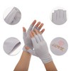 Unique Bargains Anti-slip Sunprotection Half Finger Manicure Gloves 1 Pair - 3 of 4