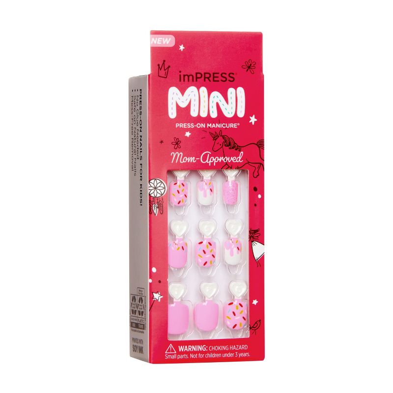 imPRESS Press-On Manicure Mini Press-On Nails for Kids - Super Duper - 21ct, 6 of 9