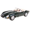 1961 Jaguar E Type Convertible Green 1/18 Diecast Model Car by Bburago 