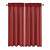 Waffle Weave Waterproof Small Curtain - Decorative Window Cover. Water-Resistant, Easy to Clean & Ideal for Kitchen, Bathroom, RV or Small Spaces - 2 of 4