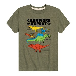 Boys' - Instant Message - Dinosaur Short Sleeve Graphic T-Shirt - 1 of 4