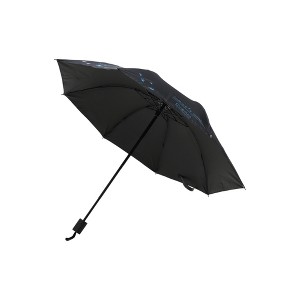 Unique Bargains Portable Umbrella 8-Rib Cute Design Manual Sun Protection Impact Cloth Vinyl 39.37"x27.17" 1 Pcs - 1 of 4