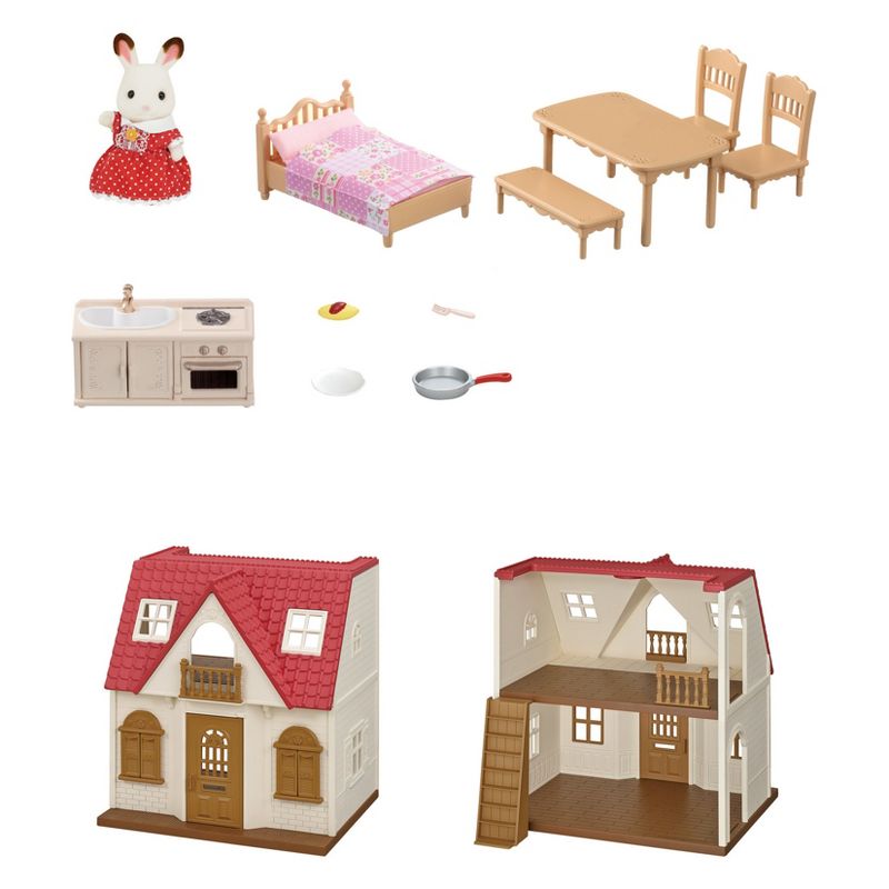 Calico Critters Red Roof Cozy Cottage, 6 of 13