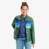 Primary Adult Puffer Jacket In Stripe (Women's Fit) - 2 of 2