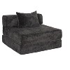TIRAMISUBEST 39 inch Compression Sofa Chenille Foldable Floor Bed Fixed Frame 1-3 Seater Boneless Modular Living Room - 4 of 4