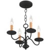 Livex Lighting Heritage 4 - Light Chandelier in  Black - 3 of 4