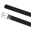 CTM Men's Big & Tall Reversible Perforated Dress Belt - 3 of 4