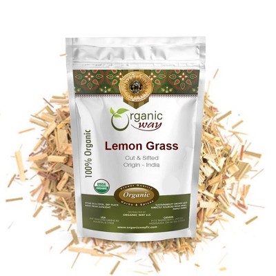 Organic Lemon Grass Cut & Sifted 8 Oz
