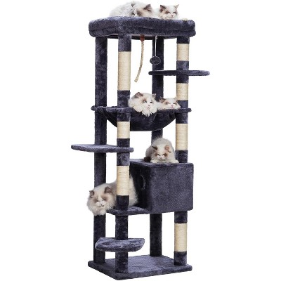Heybly Cat Tree for Large Cats 20 lbs Heavy Duty,60 inches XXL Cat Tower for Indoor Cats