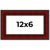 PosterPalooza | Panoramic Weathered Red Picture Frame - UV Acrylic, Foam Board Backing, Hanging Hardware - 2 of 4