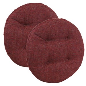 Gripper Non-Slip 14" x 14" Tyson Tufted Barstool Cushions Set of 2 - 1 of 3